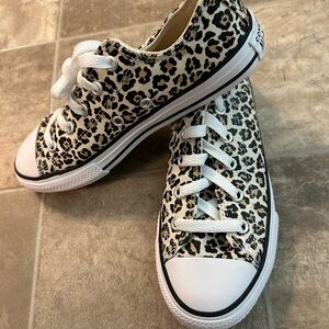 Converse All Star Leopard Print Sneakers